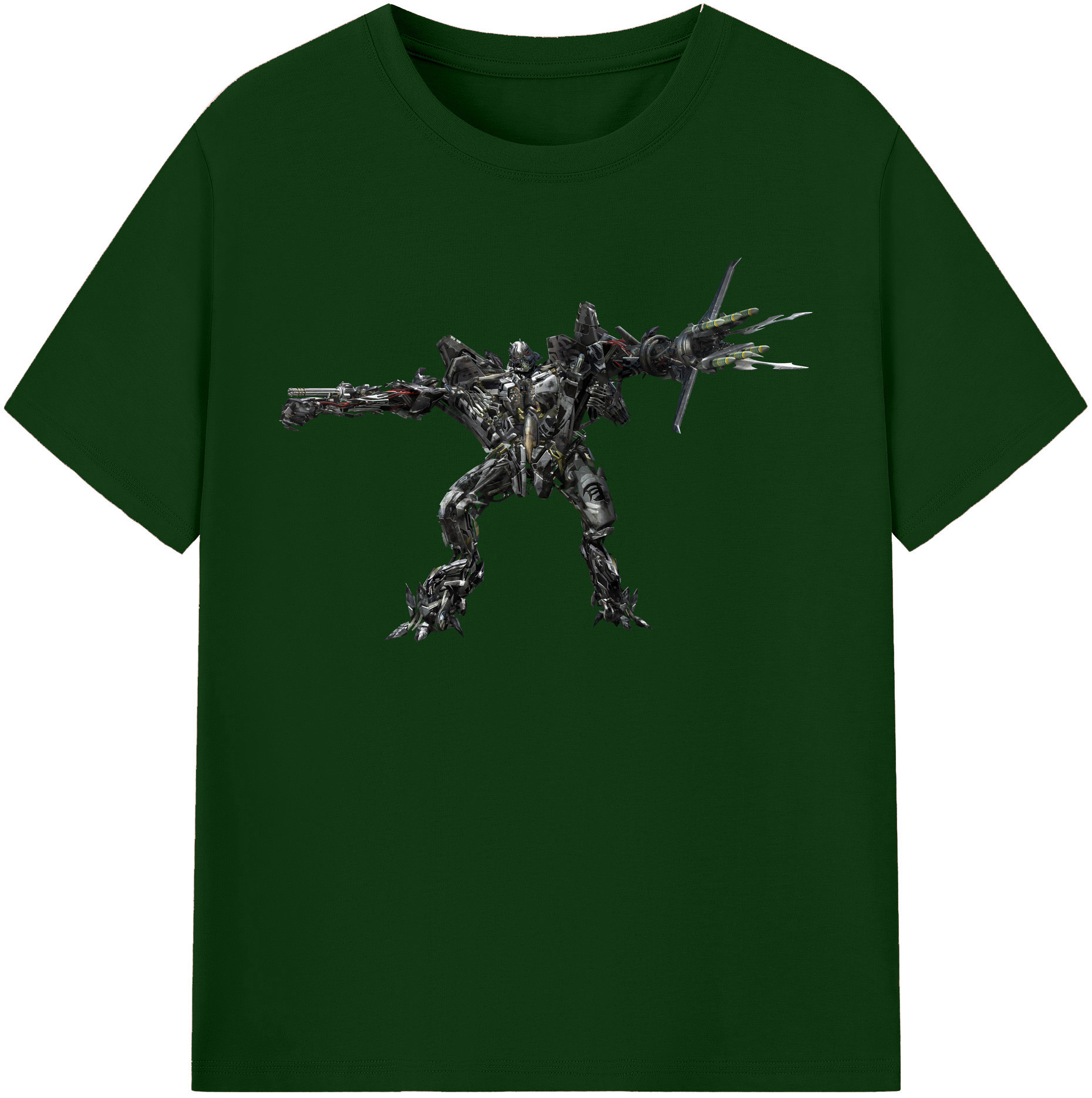 （画像用） Transformers トランスフォーマー 綿100％半袖Tシャツ（フロントプリント）